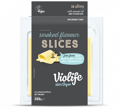 Violife «КОПЧЕНЫЙ ВКУС», слайс (100 гр.)