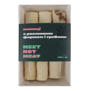 Meet not Meat млинці з грибами (420 гр.)